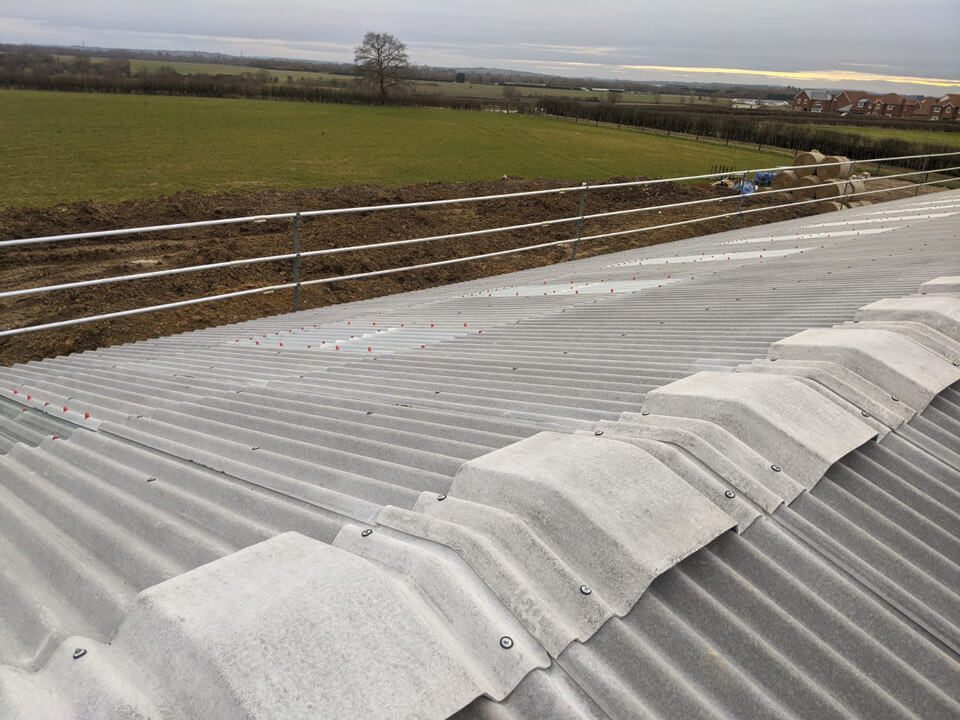 Roof on Barn