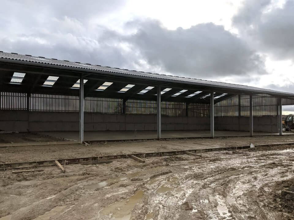 Cattle shed refurbishment in Winslow