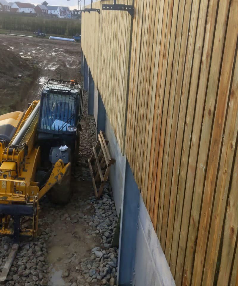 Cattle shed side cladding in Buckinghamshire