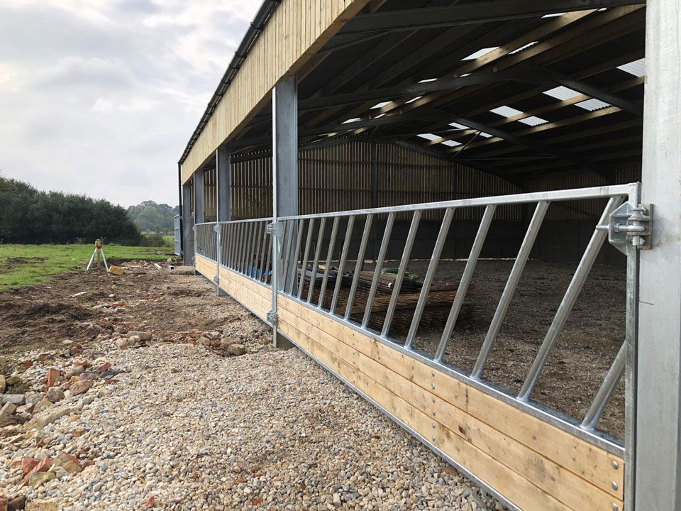 groundworks oxfordshire cattle shed