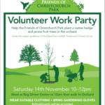 Volunteer Work Party Christchurch Park