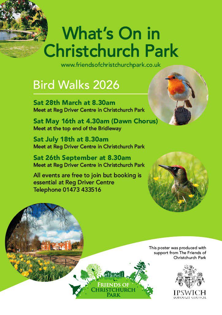 Bird Walks Christchurch Park